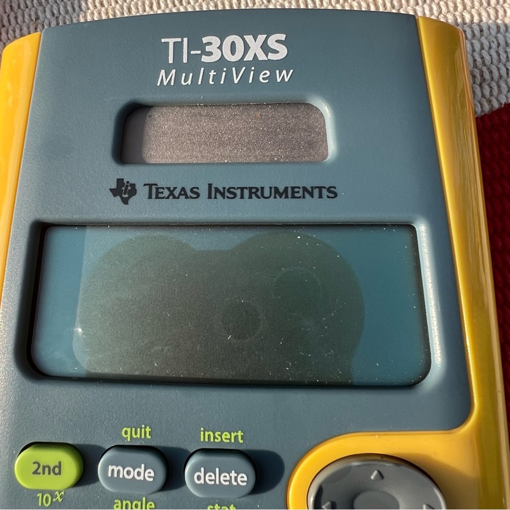 Texas Instruments TI-30XS MultiView GUC!!! Yellow - Picture 13 of 14